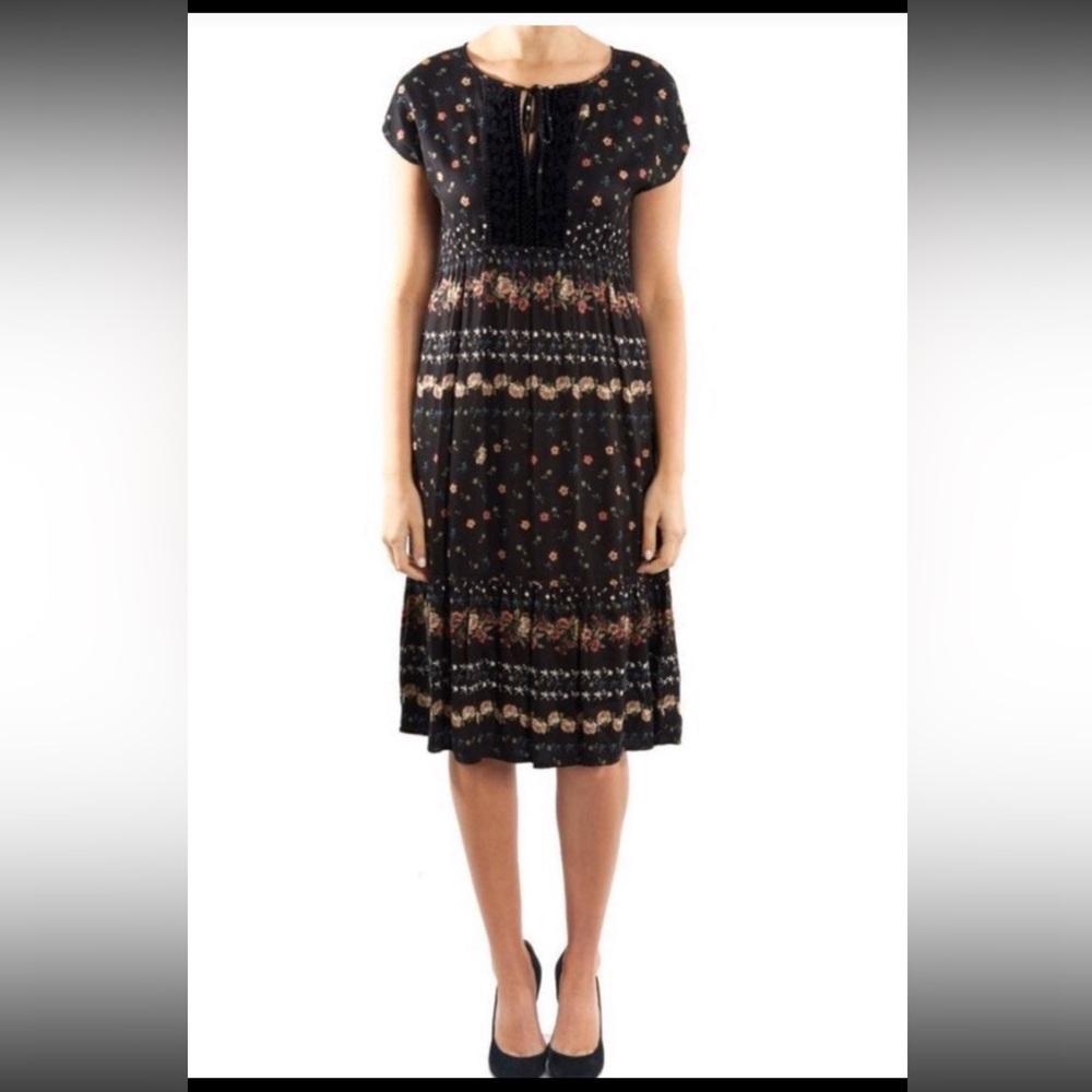 Johnny Was XL Dress 3J Workshop bohemian-chic Summer Prairie Boho-Chic